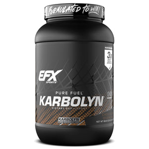 EFX Sports Karbolyn Fuel chocolate overload carbohydrate powder intra workout energy recovery 36 servings
