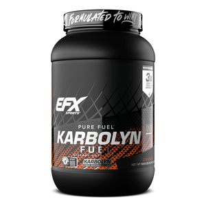 EFX Sports Karbolyn Fuel carbohydrate powder intra workout energy recovery orange flavor 35 servings