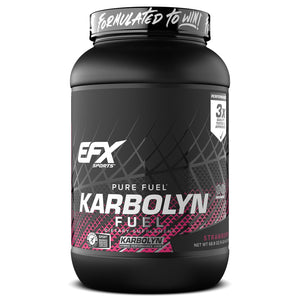 EFX Sports Karbolyn Fuel carbohydrate powder intra workout energy recovery strawberry 35 servings