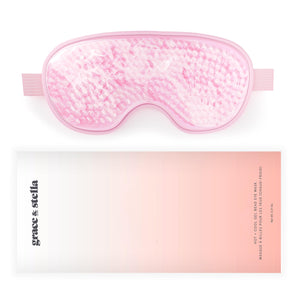 grace & stella Reusable Hot and Cold Cooling Gel Eye Mask for Puffiness, Dark Circles and Migraine Relief