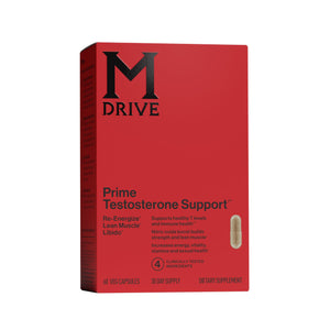 Mdrive Prime testosterone support capsules men KSM-66 Ashwagandha S7 nitric oxide DHEA energy focus lean muscle performance 60 capsules bottle