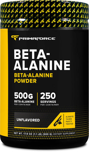 Primaforce beta alanine powder 500g unflavored pre post workout endurance supplement muscle performance