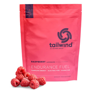 Tailwind Nutrition Endurance Fuel caffeinated raspberry buzz carb electrolyte drink mix vegan gluten free endurance supplement 30 servings