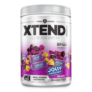Xtend Original BCAA powder grape jolly rancher glutamine electrolytes recovery drink 30 servings