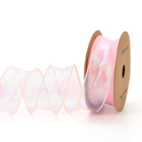 Fishtail Mesh Ribbon 4cm Colorful Wave Ribbon DIY Flower Bouquet Wrap