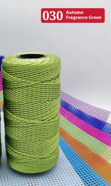 Ice Silk Yarn 1.5mm Polypropylene Crochet Thread DIY Knitting Yarn