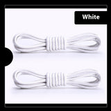 Waxed Round Shoelaces for Boots Durable Leather Shoe Laces 60–180cm