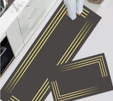 Non Slip Door Mat Crystal Velvet Floor Rug Washable Entryway Carpet