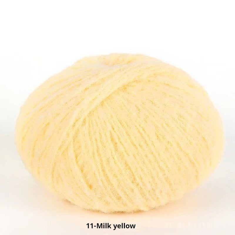 Velvet Yarn Soft Plush Wool Thread DIY Doll Crochet Craft Yarn Ball