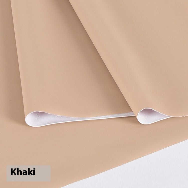 High Elastic Matte Faux Leather Fabric 1M Soft PU Leather DIY Sewing Material