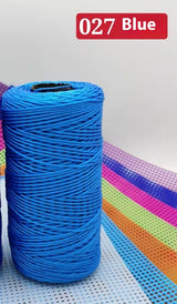 Ice Silk Yarn 1.5mm Polypropylene Crochet Thread DIY Knitting Yarn