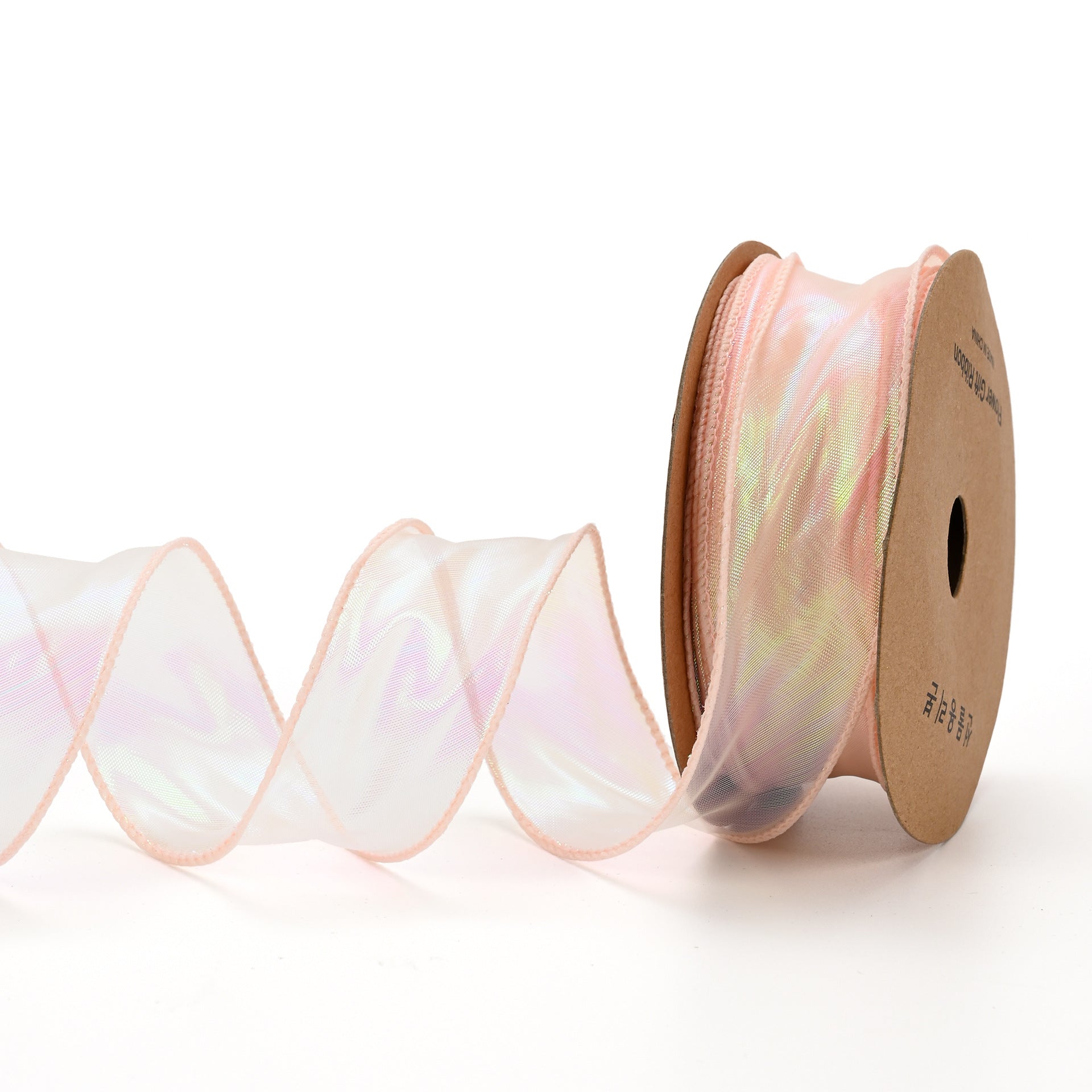 Fishtail Mesh Ribbon 4cm Colorful Wave Ribbon DIY Flower Bouquet Wrap