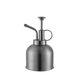 Stainless Steel Plant Spray Bottle Hand Pressure Watering Can Garden Mister
