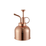 Stainless Steel Plant Spray Bottle Hand Pressure Watering Can Garden Mister