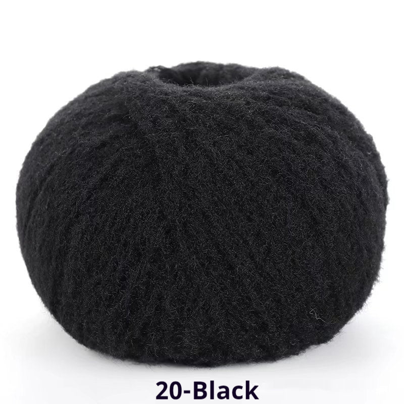 Velvet Yarn Soft Plush Wool Thread DIY Doll Crochet Craft Yarn Ball