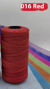 Ice Silk Yarn 1.5mm Polypropylene Crochet Thread DIY Knitting Yarn