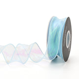 Fishtail Mesh Ribbon 4cm Colorful Wave Ribbon DIY Flower Bouquet Wrap