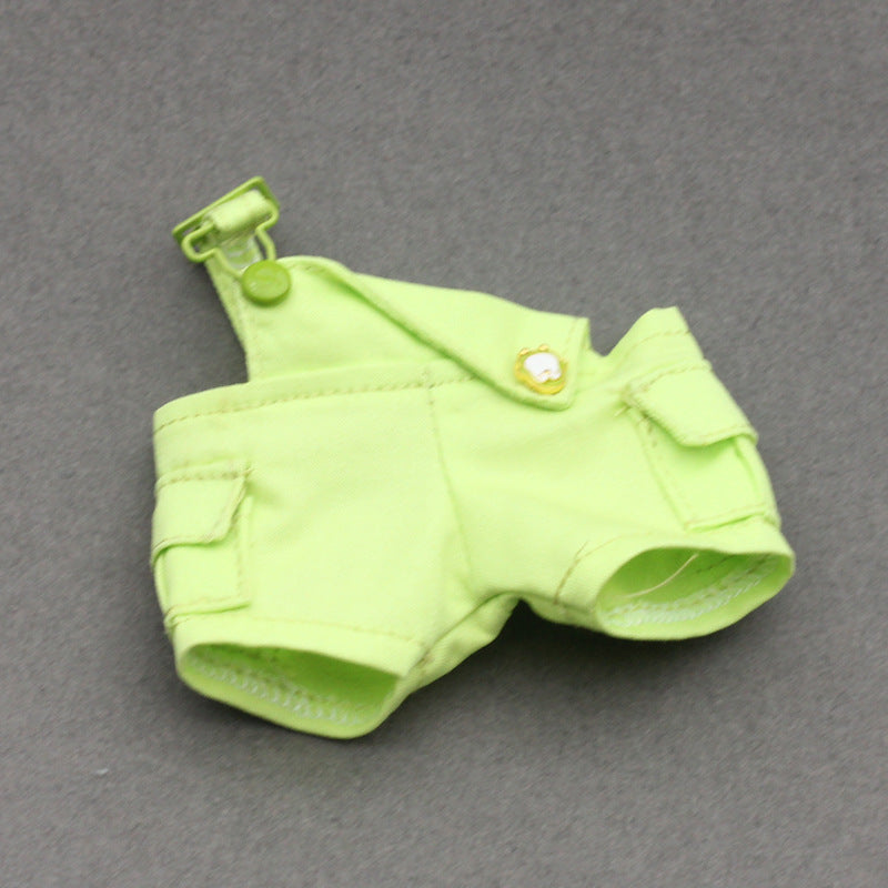 Fashion Doll Overalls Mini Suspender Pants Cute Outfit Clothes Accessories