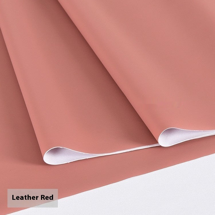 High Elastic Matte Faux Leather Fabric 1M Soft PU Leather DIY Sewing Material