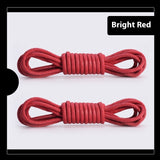 Waxed Round Shoelaces for Boots Durable Leather Shoe Laces 60–180cm