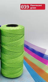 Ice Silk Yarn 1.5mm Polypropylene Crochet Thread DIY Knitting Yarn