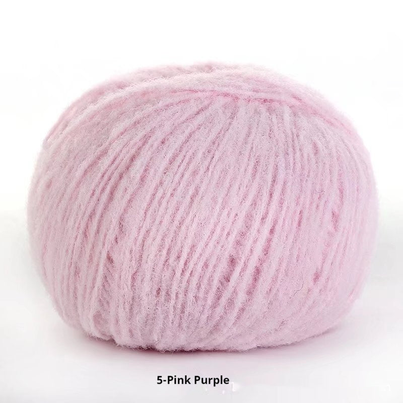Velvet Yarn Soft Plush Wool Thread DIY Doll Crochet Craft Yarn Ball