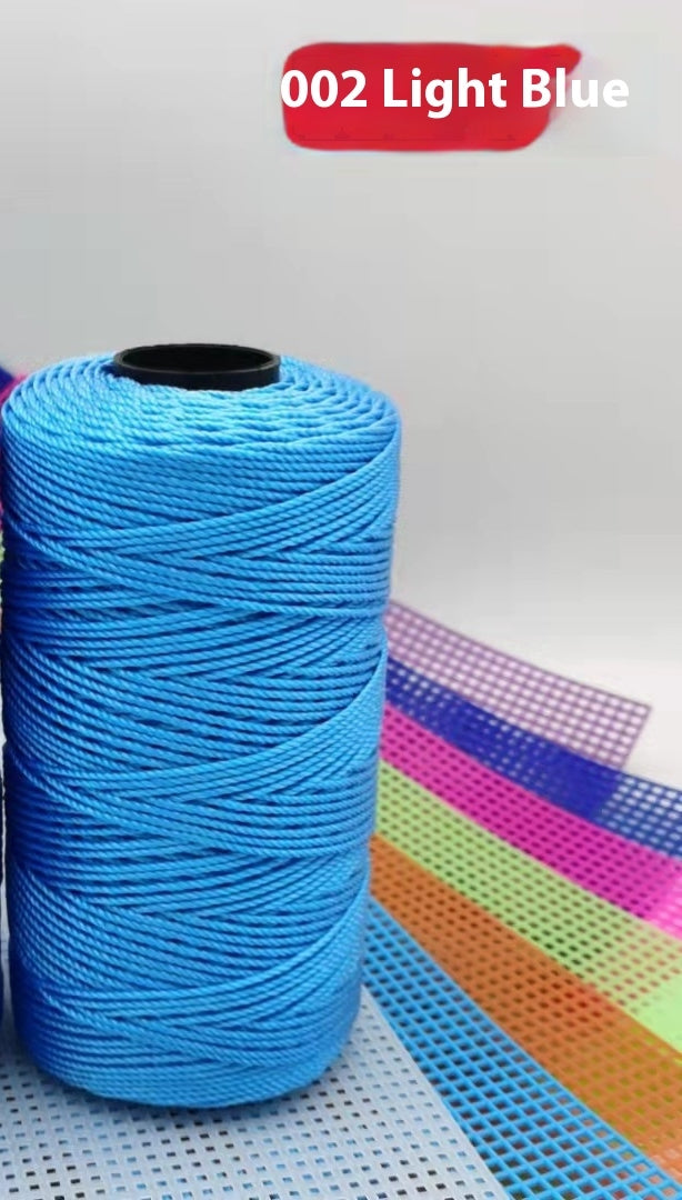 Ice Silk Yarn 1.5mm Polypropylene Crochet Thread DIY Knitting Yarn