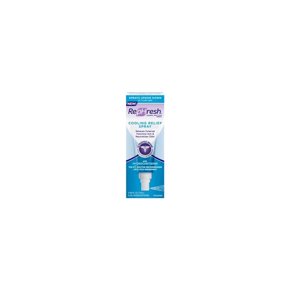 RepHresh Cooling Relief Spray, 0.5 Ounce (Pack of 3)
