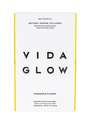 Vida Glow Marine Collagen Powder Sachets Pineapple