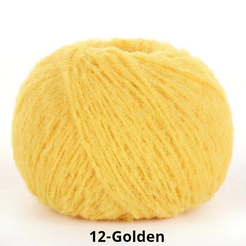 Velvet Yarn Soft Plush Wool Thread DIY Doll Crochet Craft Yarn Ball