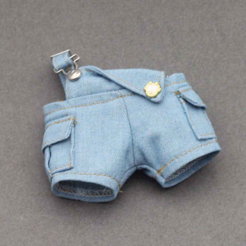 Fashion Doll Overalls Mini Suspender Pants Cute Outfit Clothes Accessories