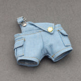 Fashion Doll Overalls Mini Suspender Pants Cute Outfit Clothes Accessories