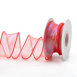 Fishtail Mesh Ribbon 4cm Colorful Wave Ribbon DIY Flower Bouquet Wrap