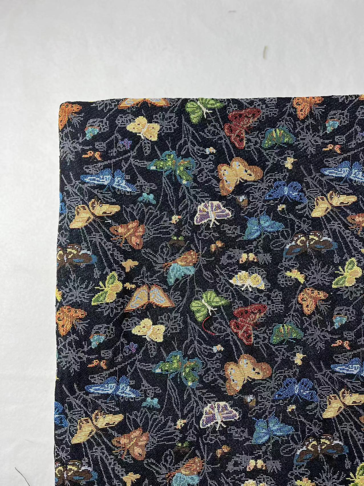 Ethnic Jacquard Fabric Polyester Upholstery Sewing Cloth 147cm Wide