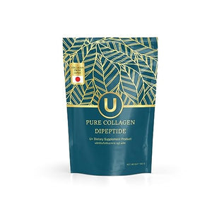 U+ Pure Collagen Dipeptide Supplement - Advanced Hydrolyzed Collagen Powder for Skin, Hair