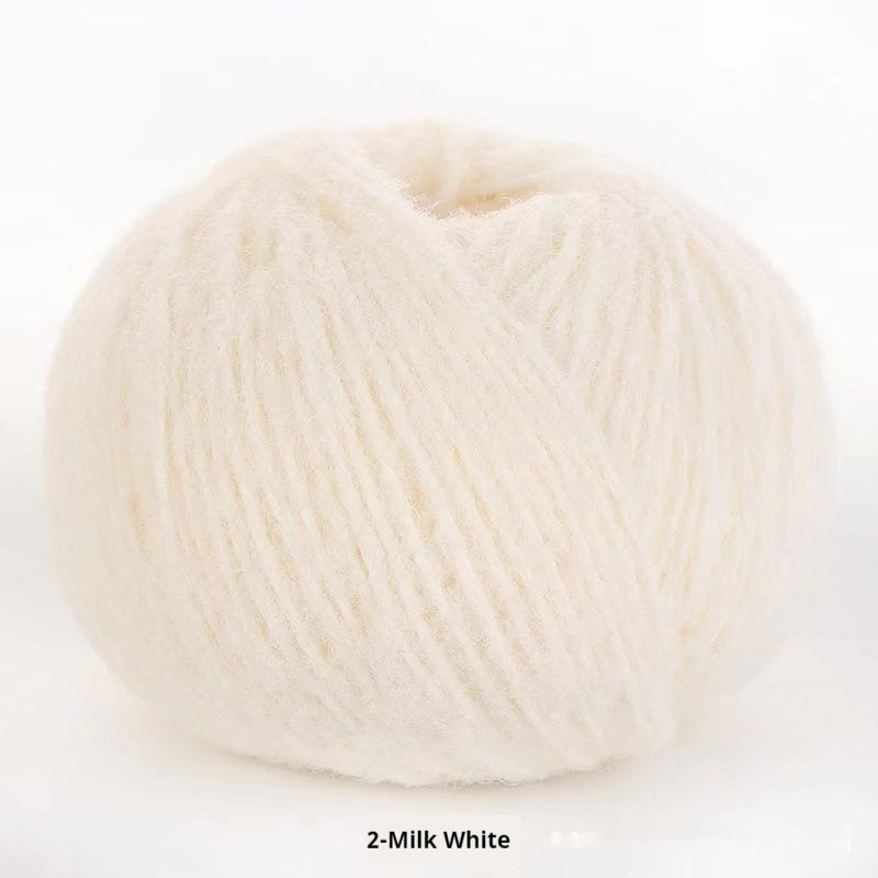 Velvet Yarn Soft Plush Wool Thread DIY Doll Crochet Craft Yarn Ball