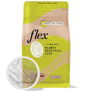 Flex Plant Plus Disc | Plant-Based Disposable Period Discs | Tampon and Cup Alternative