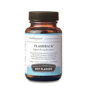 Herbalogic - Flashback Herb Capsules - Natural Relief for Menopausal Hot Flashes, Night Sweats, Sleeplessness
