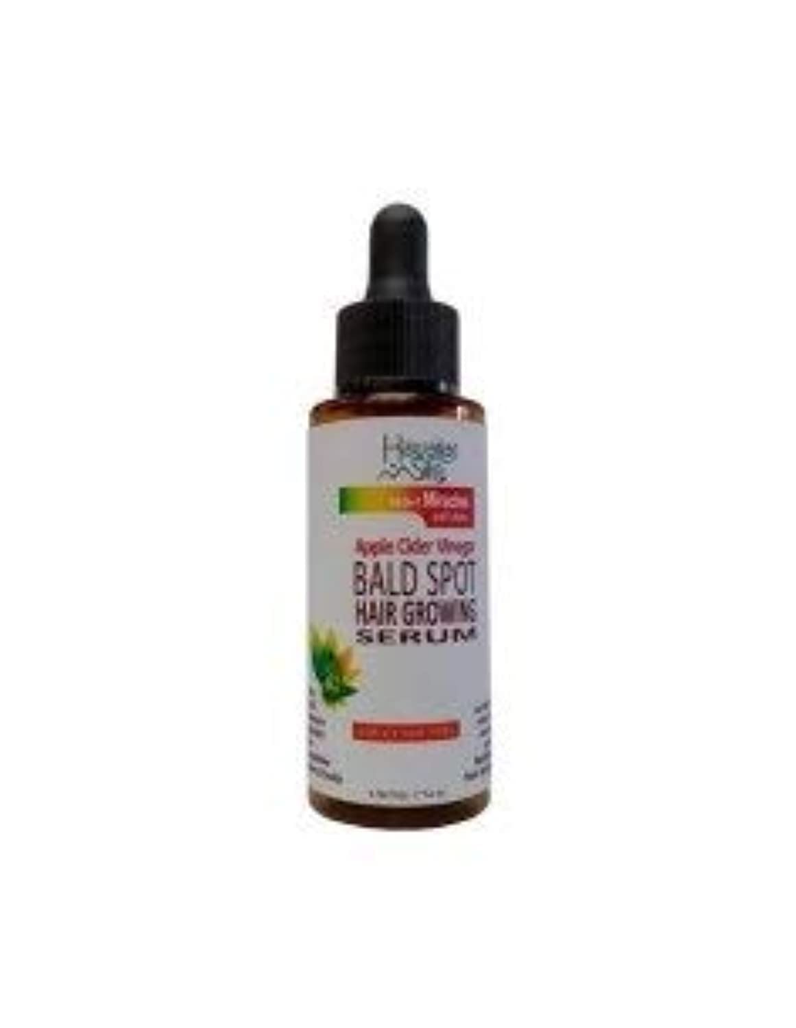 Apple Cider Vinegar Bald Spot Recovery Serum, 1.76 fl oz - with Black Castor Oil - Hair Growth Solution for All Hair Types - Good on Color Treated Hair