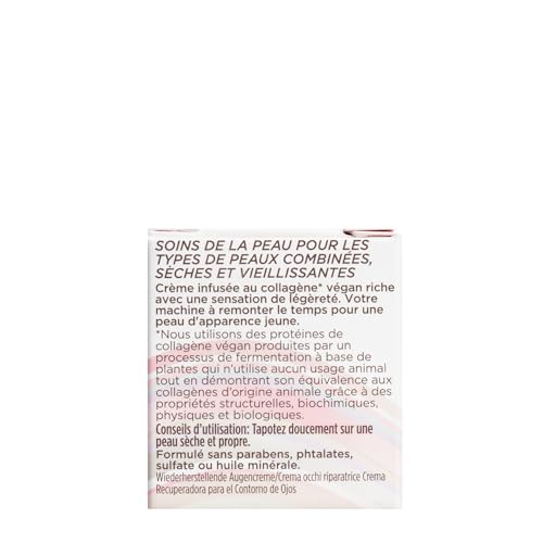 Pacifica Beauty Vegan Collagen Overnight Recovery Eye & Face Cream - Hyaluronic Acid & Vitamin C Hydrating Treatment (0.5 fl. oz / 15ml)
