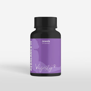 Vagesty Jewelz boric Acid Vaginal Suppositories, 100% Pure boric Acid, rebalance Vaginal pH
