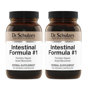 Dr. Schulze's Intestinal Formula #1 Colon Bowel Cleanse, 90 caps, 2 Count