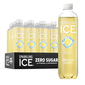 Sparkling Ice, Classic Lemonade Sparkling Water, Zero Sugar Flavored Water