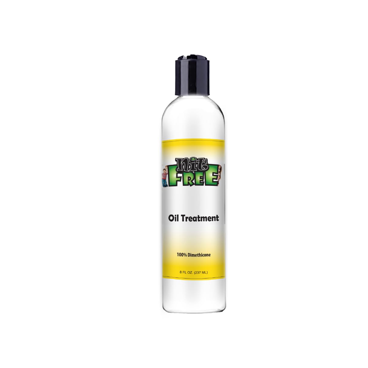 Nit Free 100% Dimethicone Oil for Lice – Safe for Kids & Adults – Great for all hair types – 8oz