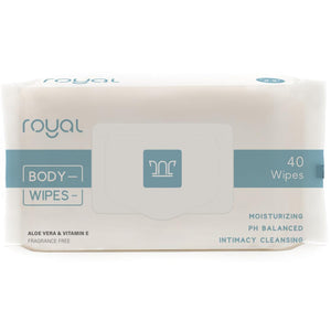Royal Intimate Cleansing Feminine Wipes for Vaginal Hygiene, Personal Cleansing, Period Care