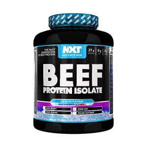 NXT Nutrition Beef Protein Isolate Powder - Protein Powder High in Natural Amino Acids 