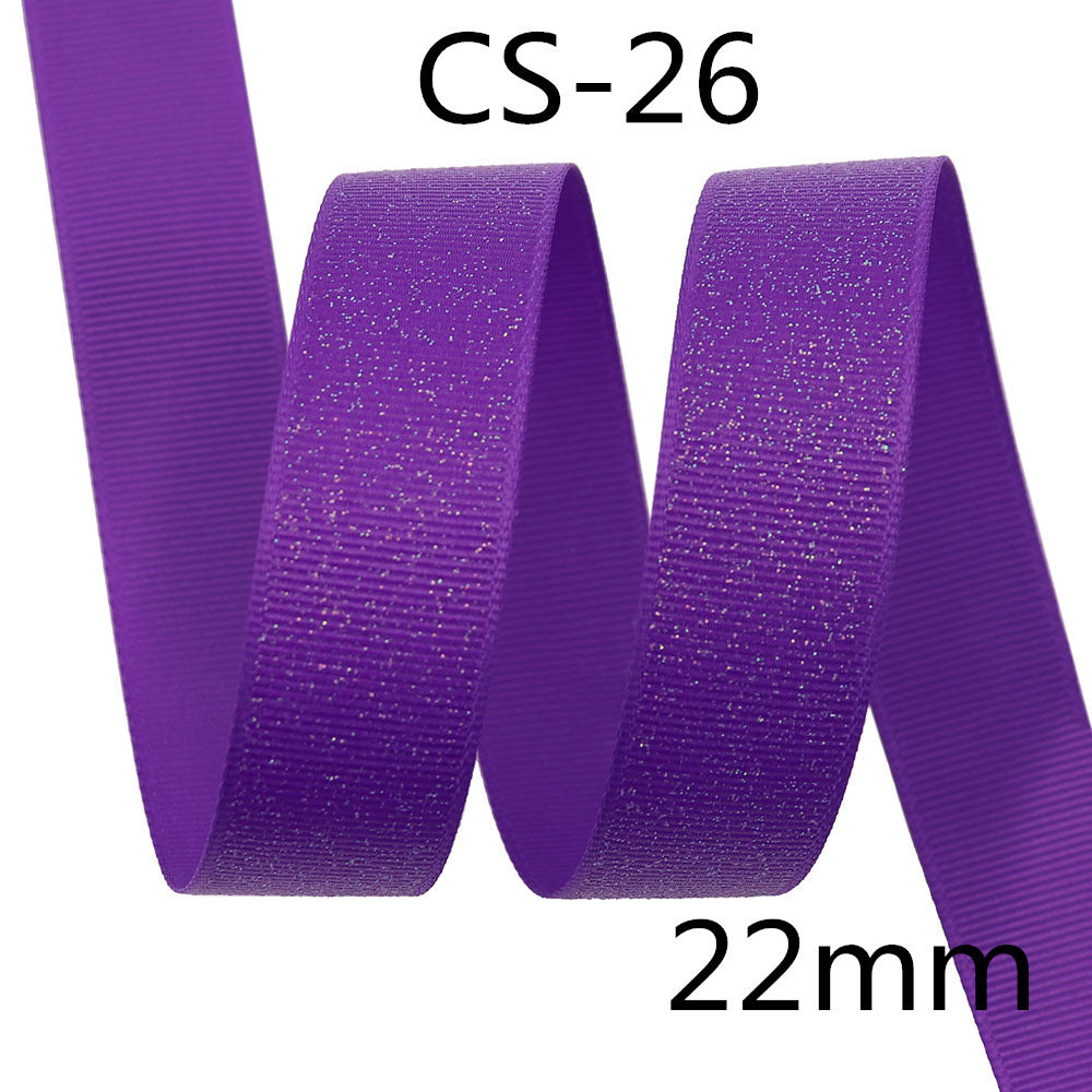 Glitter Ribbed Ribbon 38mm Sparkle Gift Wrapping Craft Decoration Band