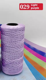 Ice Silk Yarn 1.5mm Polypropylene Crochet Thread DIY Knitting Yarn