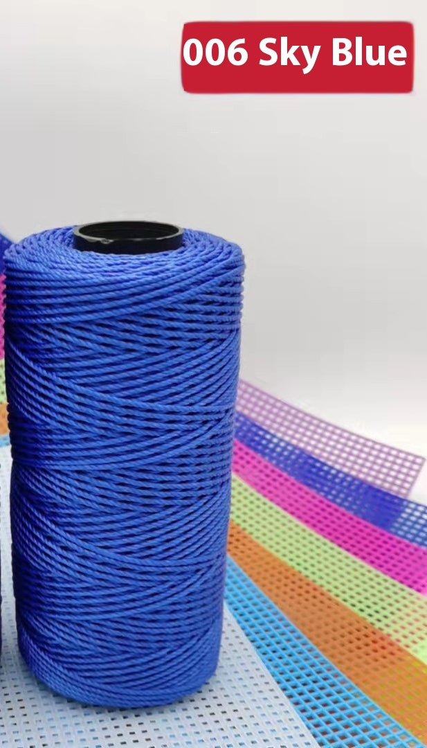 Ice Silk Yarn 1.5mm Polypropylene Crochet Thread DIY Knitting Yarn
