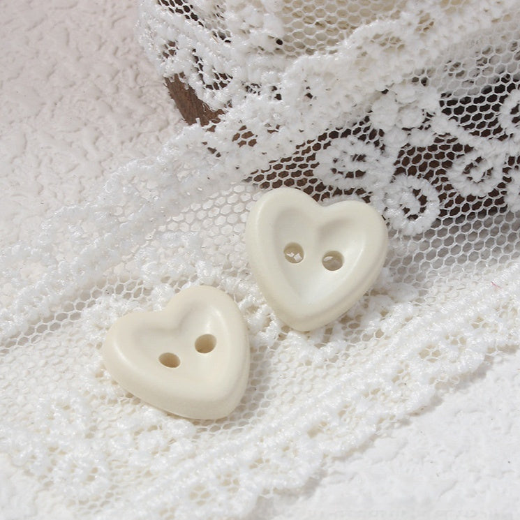Cute Heart Eye Buttons Plastic Sewing Buttons for Clothes 20pcs Set
